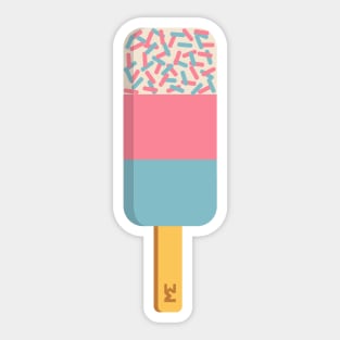 Bubblegum fab Icelolly Sticker